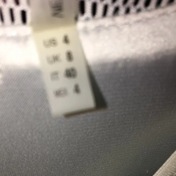 Elie Tahari Full zip shift sleeveless White with green dress Sz 4 - Picture 10 of 10